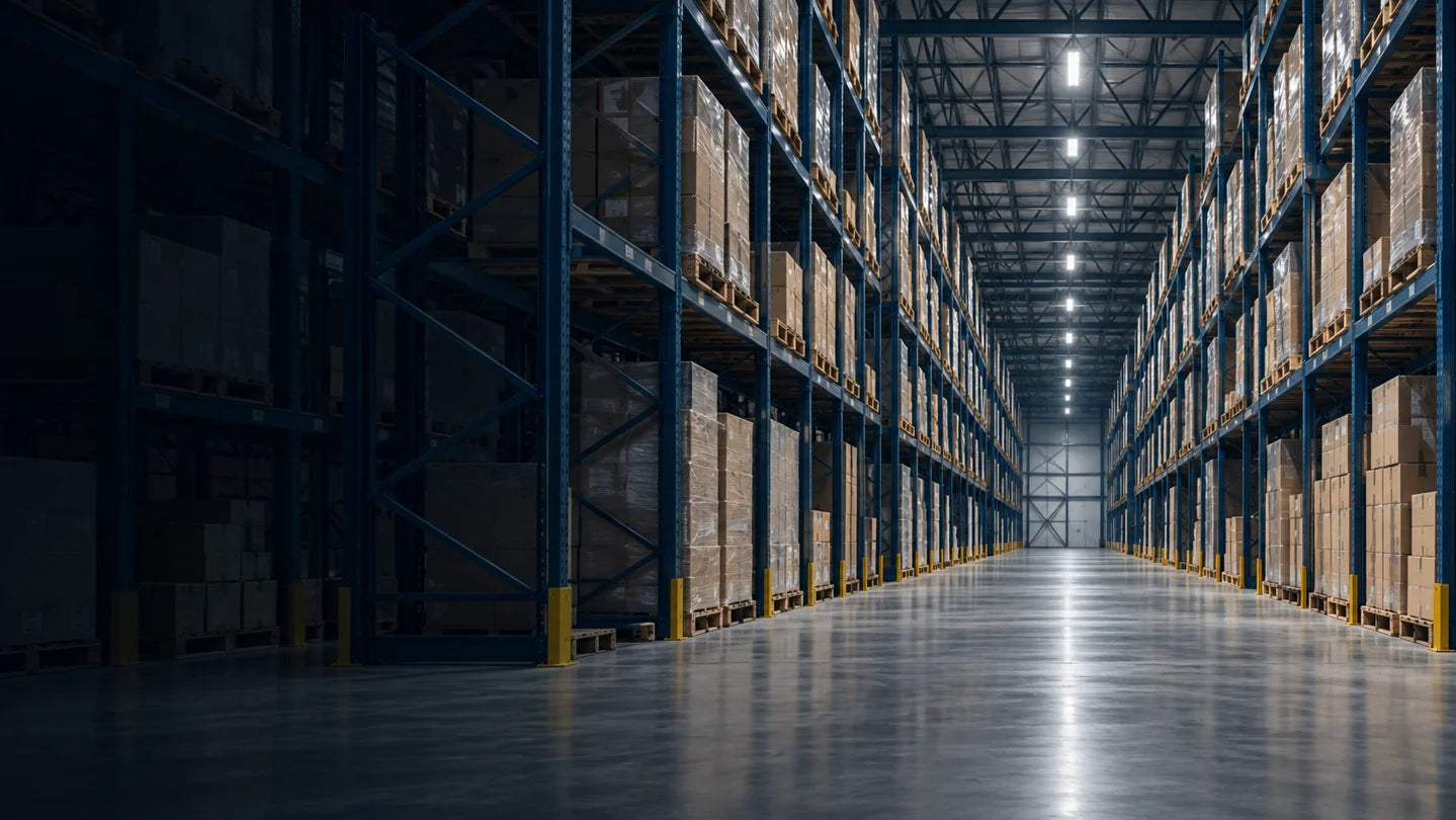 Illustrative fulfilment warehouse